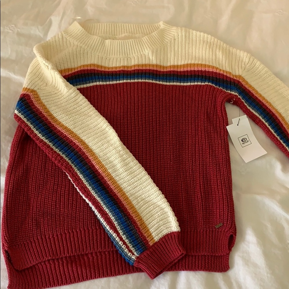 Rip curl multi color sweater